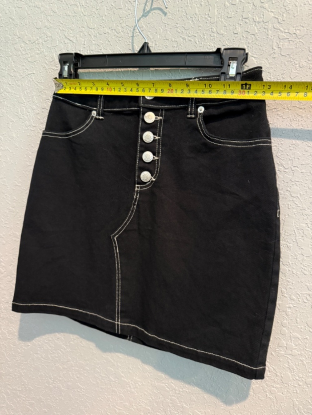 Black Jean Skirt - Sizer M - Picture 4 of 5